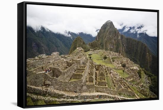 Machu Picchu, UNESCO World Heritage Site, Peru, South America-Yadid Levy-Framed Stretched Canvas