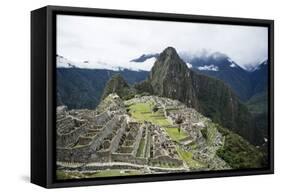 Machu Picchu, UNESCO World Heritage Site, Peru, South America-Yadid Levy-Framed Stretched Canvas