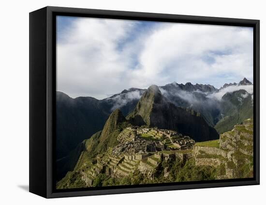 Machu Picchu, UNESCO World Heritage Site, the Sacred Valley, Peru, South America-Ben Pipe-Framed Stretched Canvas