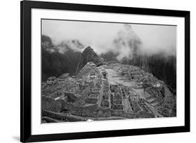 Machu Pichu Peru B/W-null-Framed Photo
