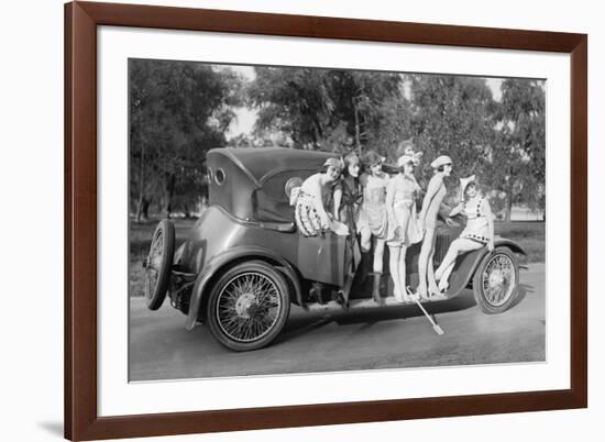 Mack Sennett Girls-null-Framed Art Print