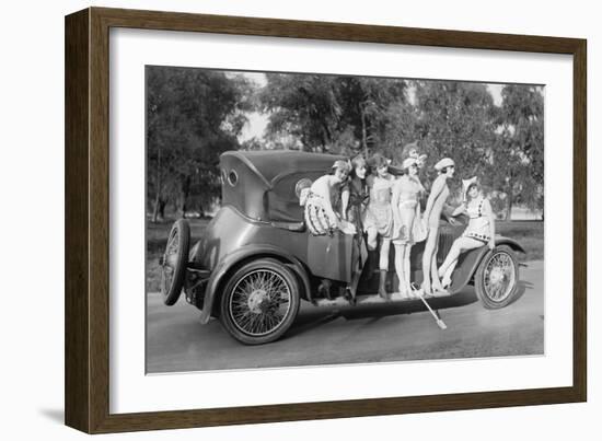 Mack Sennett Girls-null-Framed Art Print