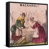Mackarel!, Cries of London, C1840-TH Jones-Framed Stretched Canvas