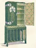 Music Cabinet. from a Sketch by M. H. Baillie Scott, 19th Century-Mackay Hugh Baillie Scott-Stretched Canvas