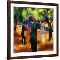 Macke: Green Jacket, 1913-Auguste Macke-Framed Giclee Print