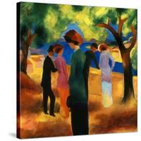 Macke: Green Jacket, 1913-Auguste Macke-Stretched Canvas