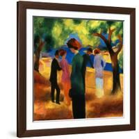 Macke: Green Jacket, 1913-Auguste Macke-Framed Giclee Print