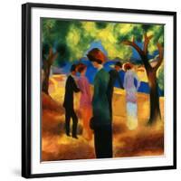 Macke: Green Jacket, 1913-Auguste Macke-Framed Giclee Print