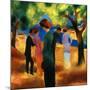 Macke: Green Jacket, 1913-Auguste Macke-Mounted Giclee Print