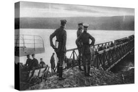 Mackensen's Army Crossing the Danube River, Romania, World War I, 1916-null-Stretched Canvas