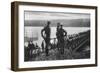 Mackensen's Army Crossing the Danube River, Romania, World War I, 1916-null-Framed Giclee Print