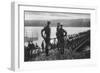 Mackensen's Army Crossing the Danube River, Romania, World War I, 1916-null-Framed Giclee Print