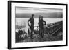 Mackensen's Army Crossing the Danube River, Romania, World War I, 1916-null-Framed Giclee Print