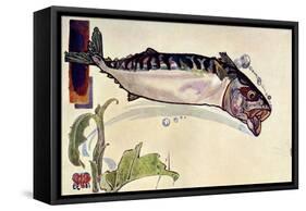 Mackerel, 1900-Edward Detmold-Framed Stretched Canvas