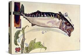 Mackerel, 1900-Edward Detmold-Stretched Canvas
