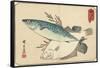 Mackerel and Halibut, Early 19th Century-Utagawa Hiroshige-Framed Stretched Canvas