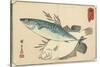 Mackerel and Halibut, Early 19th Century-Utagawa Hiroshige-Stretched Canvas