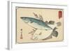 Mackerel and Halibut, Early 19th Century-Utagawa Hiroshige-Framed Giclee Print