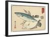 Mackerel and Halibut, Early 19th Century-Utagawa Hiroshige-Framed Giclee Print