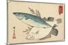 Mackerel and Halibut, Early 19th Century-Utagawa Hiroshige-Mounted Giclee Print