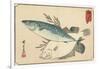 Mackerel and Halibut, Early 19th Century-Utagawa Hiroshige-Framed Giclee Print