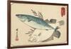 Mackerel and Halibut, Early 19th Century-Utagawa Hiroshige-Framed Giclee Print