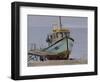 Mackerel Boat, Beer, September-Tom Hughes-Framed Giclee Print