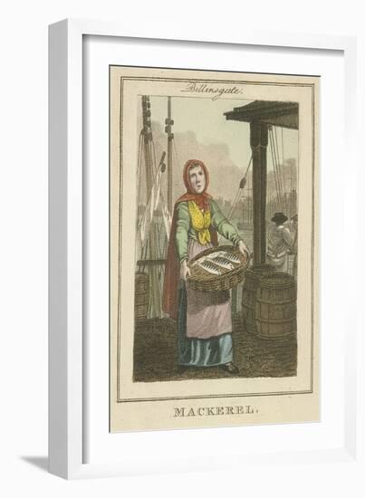 Mackerel , Cries of London, 1804-William Marshall Craig-Framed Giclee Print