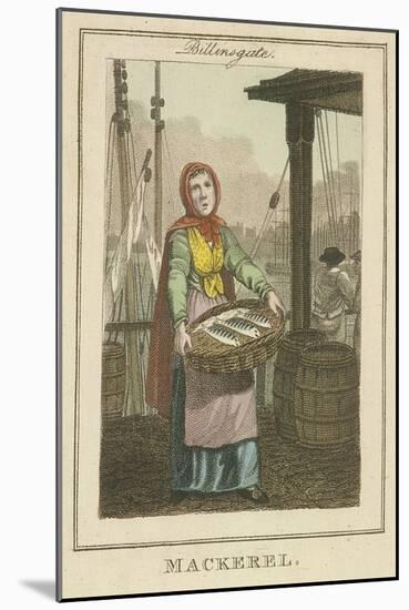 Mackerel , Cries of London, 1804-William Marshall Craig-Mounted Giclee Print