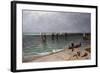 Mackerel fishers, 1877-Fritz Thaulow-Framed Giclee Print