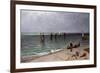 Mackerel fishers, 1877-Fritz Thaulow-Framed Giclee Print