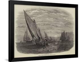 Mackerel Fishing, Brighton Boats-null-Framed Giclee Print