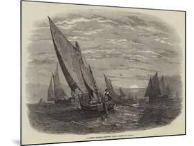 Mackerel Fishing, Brighton Boats-null-Mounted Giclee Print