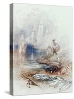 Mackerel on the Beach, circa 1830-35-J. M. W. Turner-Stretched Canvas