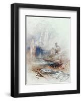 Mackerel on the Beach, circa 1830-35-J. M. W. Turner-Framed Giclee Print