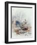 Mackerel on the Beach, circa 1830-35-J. M. W. Turner-Framed Giclee Print