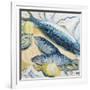 Mackerel with Oysters and Lemons, 1993-Carolyn Hubbard-Ford-Framed Giclee Print