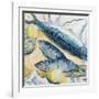 Mackerel with Oysters and Lemons, 1993-Carolyn Hubbard-Ford-Framed Giclee Print