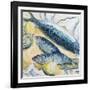 Mackerel with Oysters and Lemons, 1993-Carolyn Hubbard-Ford-Framed Giclee Print