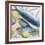 Mackerel with Oysters and Lemons, 1993-Carolyn Hubbard-Ford-Framed Giclee Print