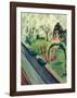 Mackes Garden in Bonn-Auguste Macke-Framed Giclee Print