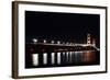 Mackinac Bridge at Night-cristalsimon-Framed Photographic Print