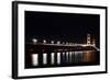 Mackinac Bridge at Night-cristalsimon-Framed Photographic Print