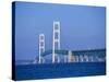 Mackinac Bridge, Mackinaw City, Michigan, USA-Michael Snell-Stretched Canvas