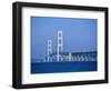 Mackinac Bridge, Mackinaw City, Michigan, USA-Michael Snell-Framed Photographic Print