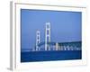 Mackinac Bridge, Mackinaw City, Michigan, USA-Michael Snell-Framed Photographic Print