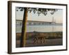 Mackinac Bridge, Mackinaw City, Michigan, USA-Peter Hawkins-Framed Photographic Print