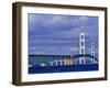 Mackinac Bridge, Michigan, USA-Chuck Haney-Framed Premium Photographic Print