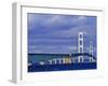 Mackinac Bridge, Michigan, USA-Chuck Haney-Framed Premium Photographic Print