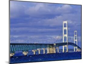Mackinac Bridge, Michigan, USA-Chuck Haney-Mounted Premium Photographic Print